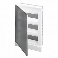 Распределительный шкаф Basic E 36 мод., IP40, встраиваемый, пластик, прозрачная серая дверь |  код. BEF402236 |  ABB